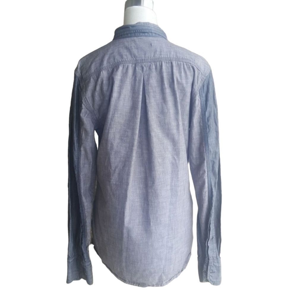 ‎GAP Color Block Denim Shirt - Size Medium - Picture 2 of 7